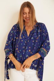 Natalie Martin Renata Shirt - Maple Print Garmentory at Garmentory